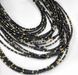 Намисто багатошарове з намистин Чорне BK346-Black BK346-Black фото 2
