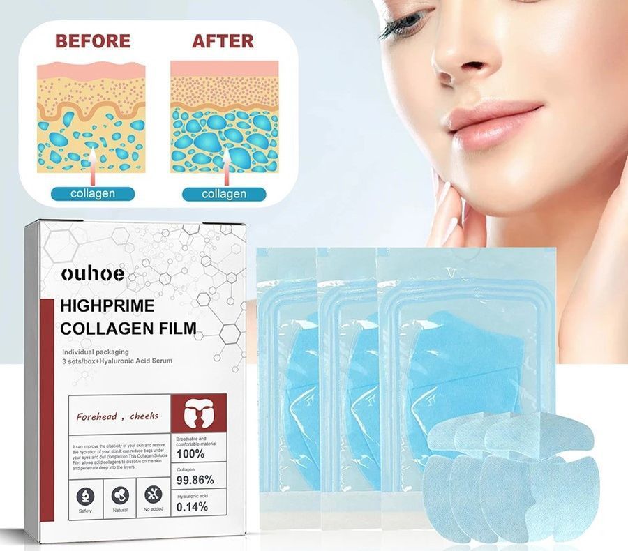 Коллагеновые растворимые лифтинг-патчи для лица Антивозрастной уход MK053 MK053 фото
