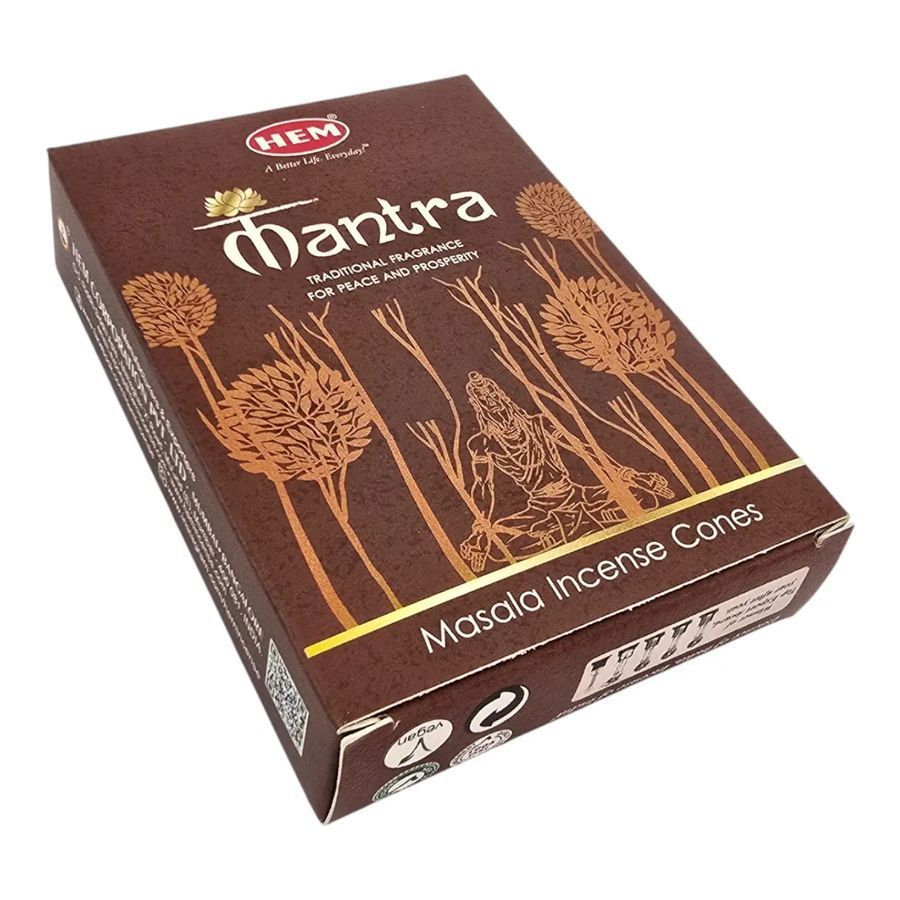 Арома конусы благовония Mantra Masala Premium Hem 10 шт Мантра SD012-36568 SD012-36568 фото