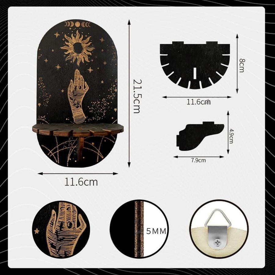 Підвісна Підставка Wooden Crystal Stand під Магічні предмети FK051 FK051 фото