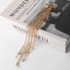 Брошь-булавка Сердце с длинными золотисто-серебристыми цепями BK1218-SG BK1218-SG фото 4