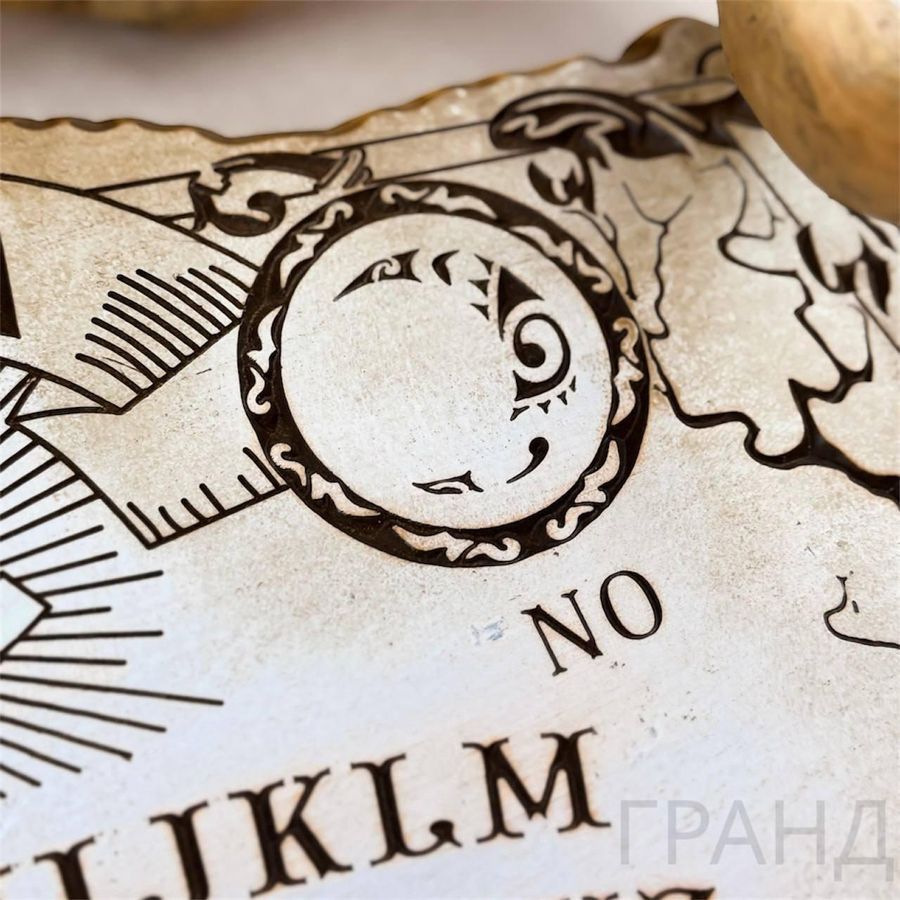 Эксклюзивная античная спиритическая доска OUIJA на английском языке. Указка 34951 34951 фото