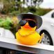 Гумова качечка у капелюсі та окулярах Crazy Duck на торпеду Podarkus AD014-7 AD014-7 фото 2