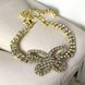 Браслет на ногу анклет Метелик Podarkus біжутерія золотистий BK206-G BK206-G фото 2