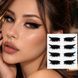 Накладные ресницы для макияжа Черные с черной подводкой 4 пары Podarkus MK MK фото 1