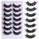 Накладные ресницы Color Mix 7 пар для праздничного макияжа Podarkus MK090 MK090 фото 5