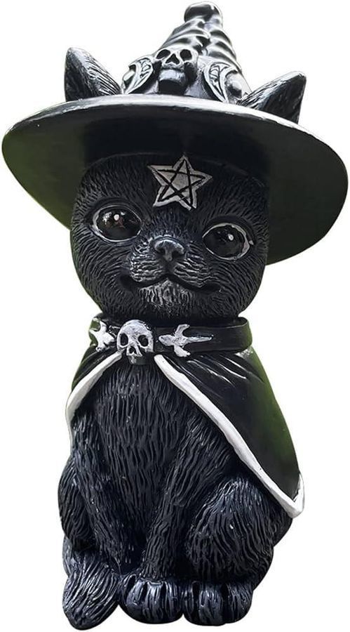 Статуетка Кіт Фамільяр у капелюсі FK056-3 FK056-3 фото