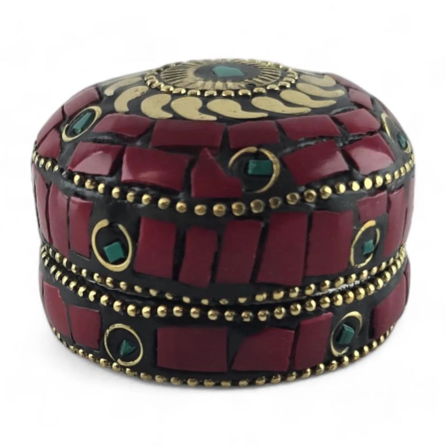 Шкатулка металлическая с кораллами 35257D 35257D фото