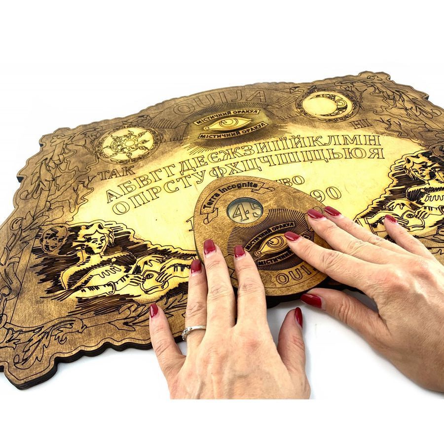 Античная спиритическая доска OUIJA на украинском языке 34909 34909 фото