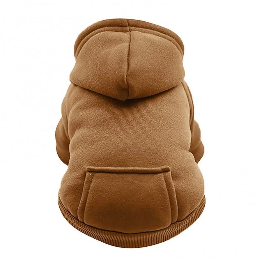 Худі для маленьких собак з капюшоном Капучино Розмір L Podarkus DK060-K-XL DK060-K-XL фото