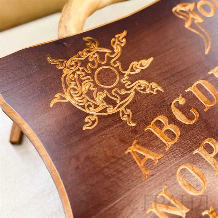 Эксклюзивная спиритическая доска OUIJA массив на английском языке 34563 34563 фото