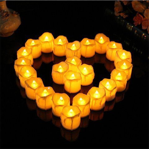 Комплект Свічка з Led-підсвіткою 24 шт 32927-24 32927-24 фото