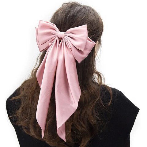 Жіноча заколка Бант для волосся Podarkus pink BK025-P BK025-P фото