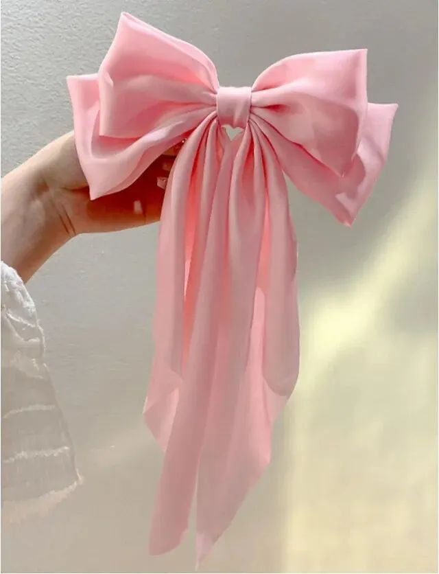 Жіноча заколка Бант для волосся Podarkus pink BK025-P BK025-P фото