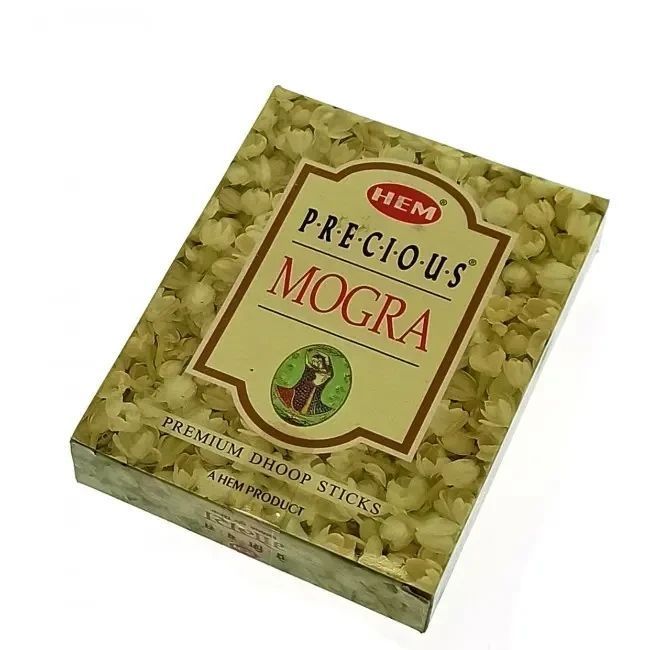 Пахощі Безосновні Mogra Dhoop 75 Gms Дорогоцінний жасмин 34217 34217 фото