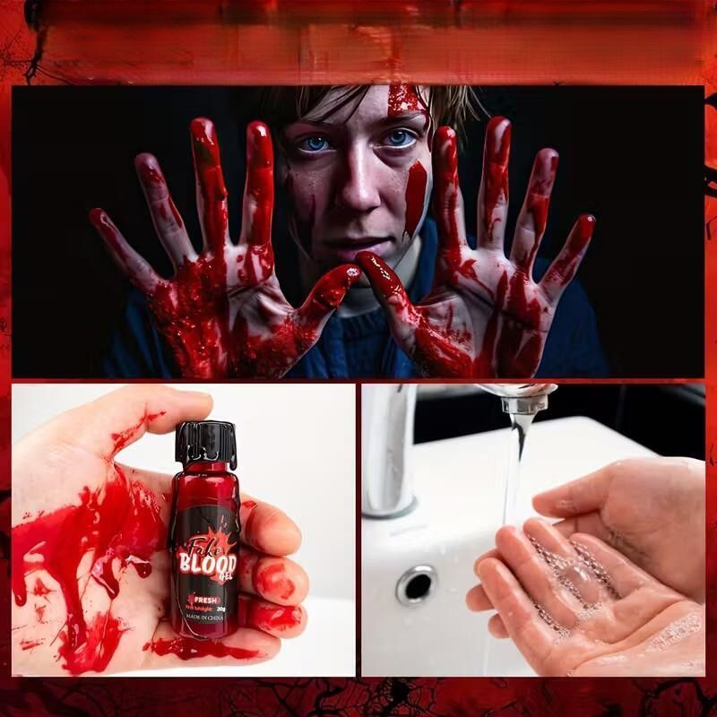 Грим-гель Кровь для Хэллоуина Old blood Podarkus MK065-O MK065-O фото