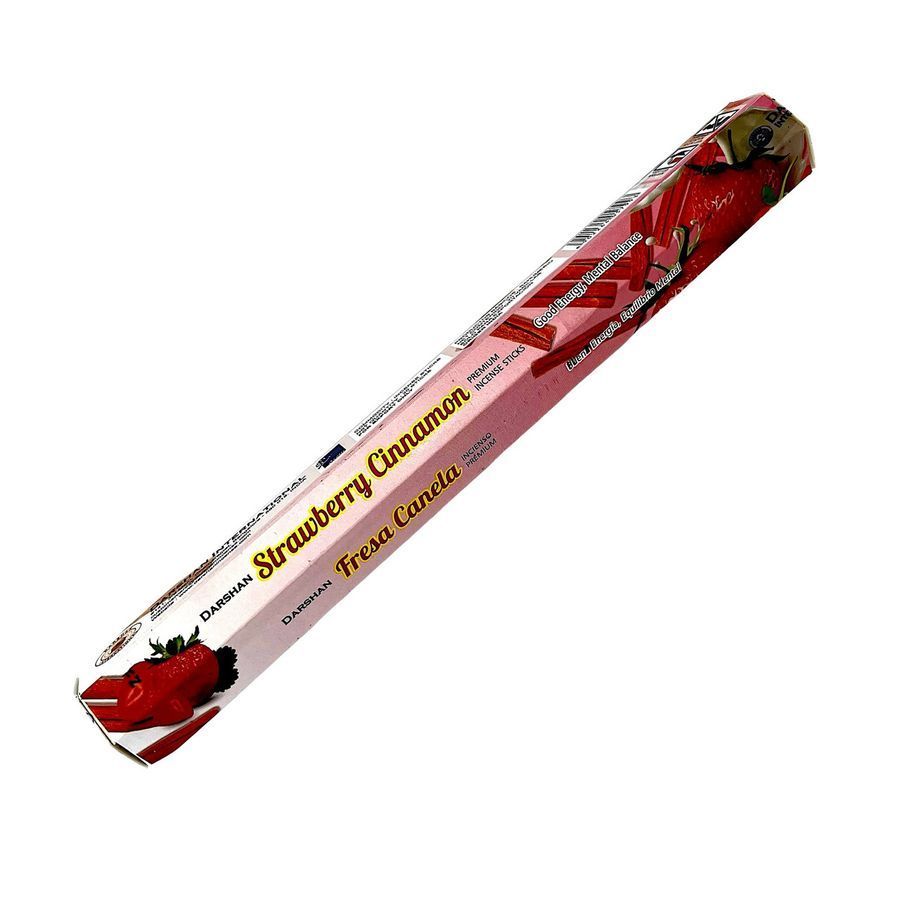 Набор благовоний Strawberry Cinnamon Клубника и Корица Darshan 6 шестигранников Аромапалочки 35930K 35930K фото