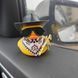 Гумова качечка в шляпі та хустці Crazy Duck на торпеду Podarkus AD014-11 AD014-11 фото 1
