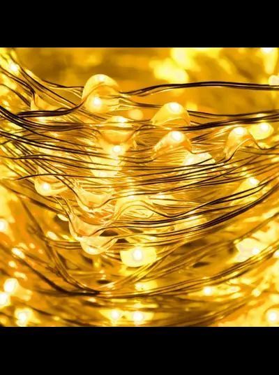 Гірлянда Роса 50 м 500 Led 8 режимів від розетки Теплий білий G169-50 G169-50 фото