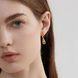 Сережки Краплі зигзаг Ассиметричні золотисті BK369-G BK369-G фото 3