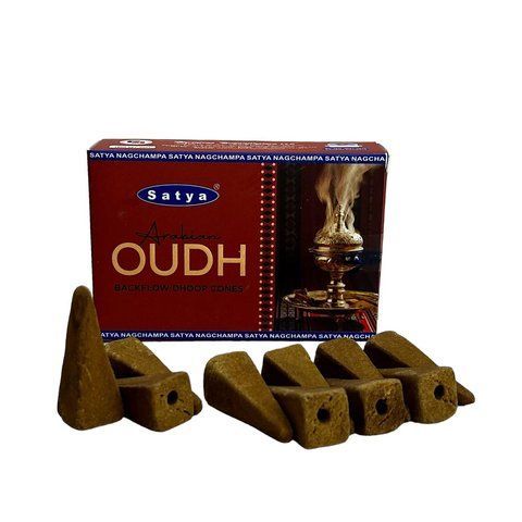 Ароматичний конус рідкий дим, що стелиться Arabian Oudh 10 шт Satya 34980 34980 фото