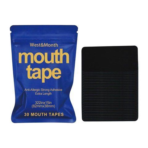 Смужки для забезпечення носового дихання уві сні West&Month Mouth Tape Для всієї родини 30 шт PK052 PK052 фото