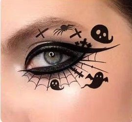 Временное тату для лица Halloween Podarkus MK076-8 MK076-8 фото