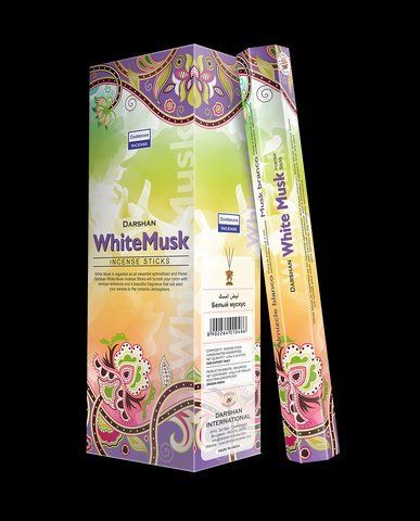 Набір пахощів Darshan 120 шт White musk (Білий Муска) 44102D 44102D фото