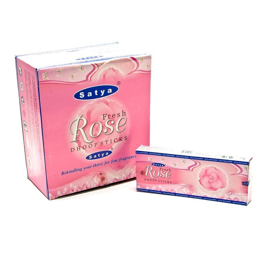 Fresh Rose Свіжа Троянда 120 грм (6/уп) Satya безосновное пахощі 19110 19110 фото