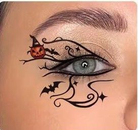 Тимчасове тату для обличчя Halloween Podarkus MK076-9 MK076-9 фото