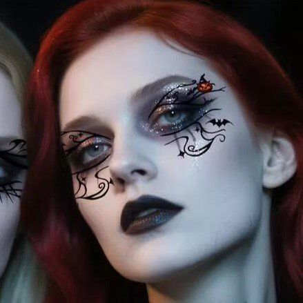Тимчасове тату для обличчя Halloween Podarkus MK076-9 MK076-9 фото
