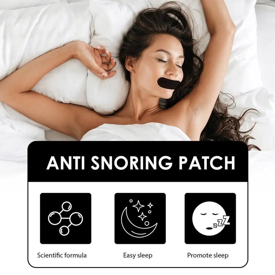 Смужки для забезпечення носового дихання уві сні Sleep Strips Для дорослих 30 шт PK054 PK054 фото