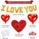 Набір повітряних куль I LOVE YOU для декору та фотозони Podarkus DK046 DK046 фото 4