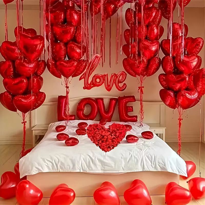 Набір повітряних куль I LOVE YOU для декору та фотозони Podarkus DK046 DK046 фото