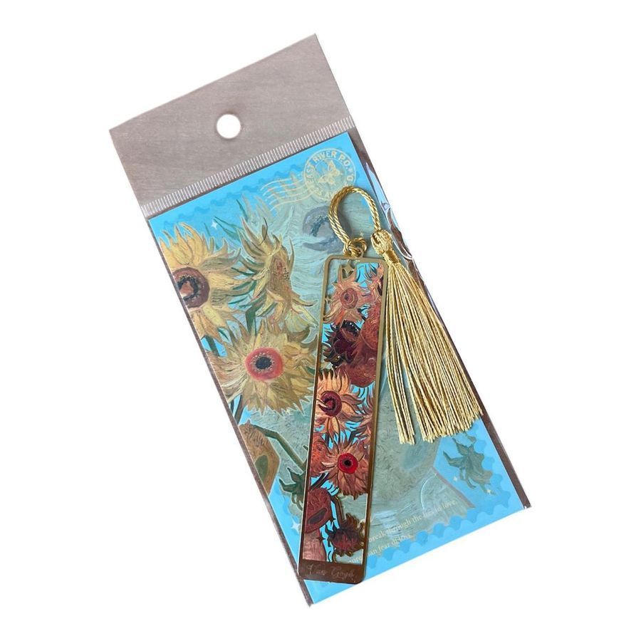 Закладка для книг металева Van Gogh Соняшники PK0130-Sf PK0130-Sf фото